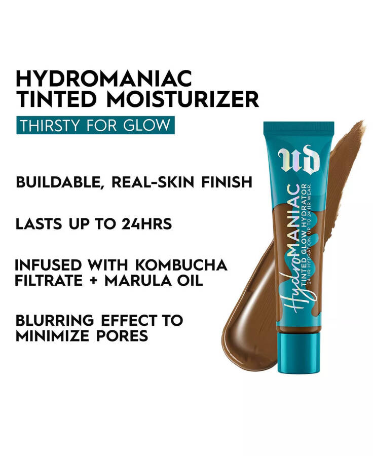 Hydromaniac Tinted Glow Hydrator Foundation 80 (deep warm-warm undertones) - 3