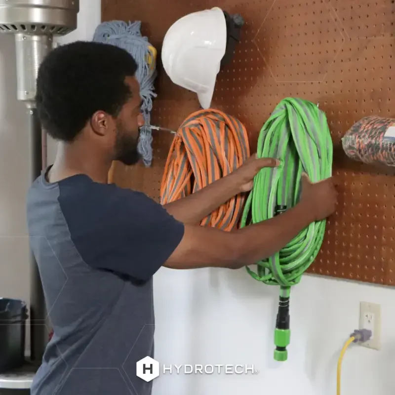 HydroTech 50 ft Flexible FlatJacket Garden Hose - HYDROTECH