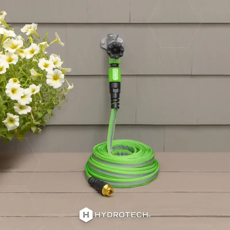 HydroTech 50 ft Flexible FlatJacket Garden Hose - 14