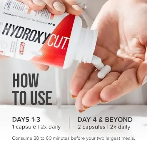 Hydroxycut Original - 72 Rapid-Release Capsules - 200 mg Caffeine - Boost Metabolism, Burn Calories, Increase Energy - for Women & Men - 6