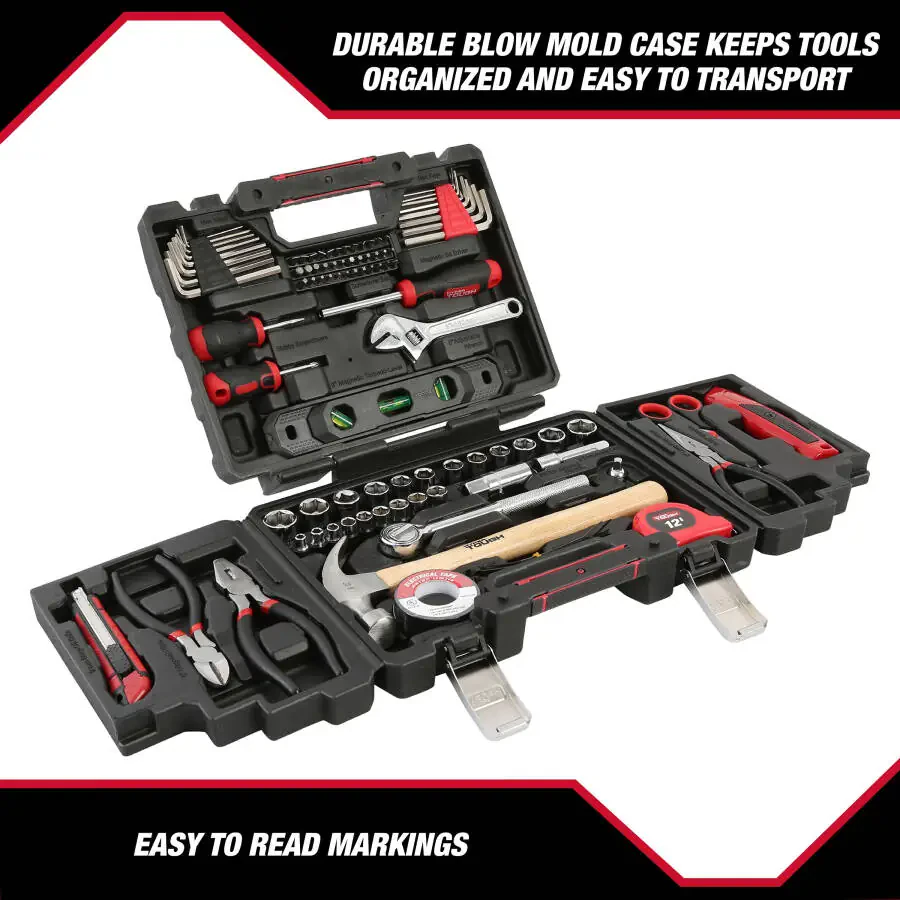 Hyper Tough 118-Piece Tool Set for Home Repairs, 7003 - 4