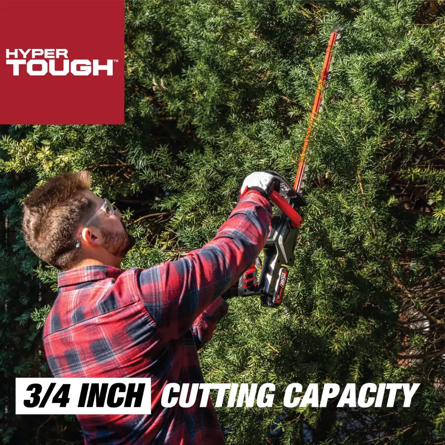 Hyper Tough 20V Max 22-inch Cordless Battery Powered Hedge Trimmer, HT21-401-003-07 - 5