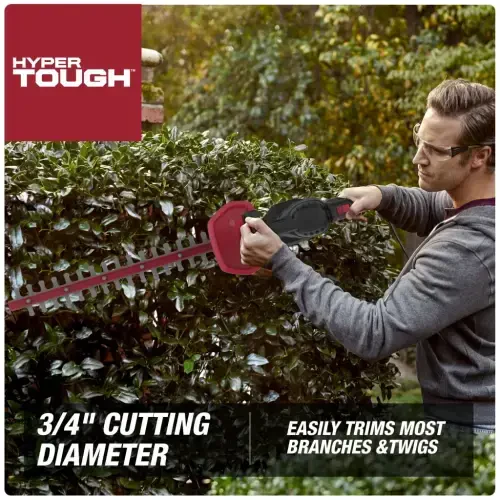 Hyper Tough 3.7-Amp 20 in. Corded Electric Hedge Trimmer HT21-401-002-02 [New] - 1