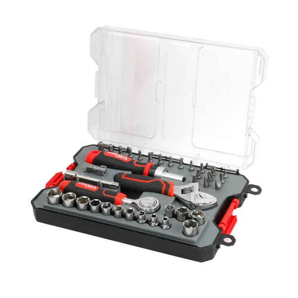 Hyper Tough 38 dona qisqa asboblar to'plami Click Fit™ qutisida, 42031CF - 9