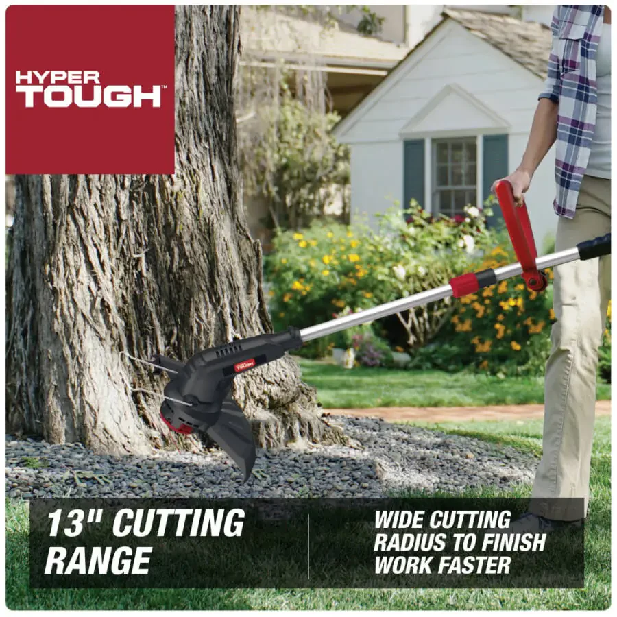 Hyper Tough 4.6-Amp 13in Electric String Trimmer HT21-401-002-04 [New] - 7