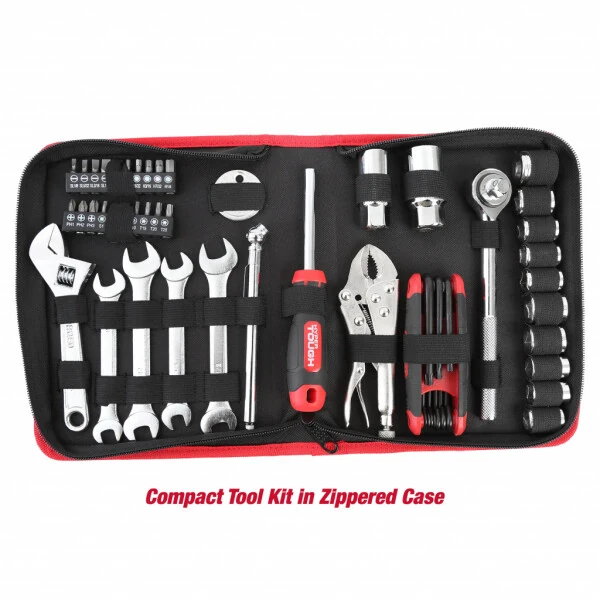 Hyper Tough 51-Piece Auto and Motorcycle Mechanic's Tool Kit- - 8