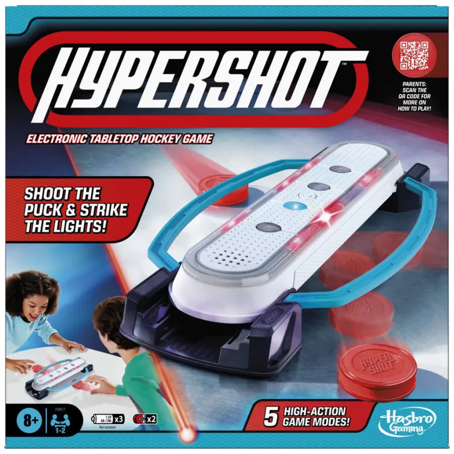 Hypershot Electronic Tabletop Hockey Game, Kids Board Games for 1 to 2 Players, Ages 8+ - 1