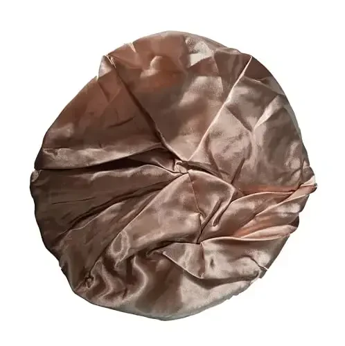 Hysunland ayollar saten bilan qoplangan trikotaj beret ayollar qish kuzgi iliq va yumshoq shapka qattiq rang - 6