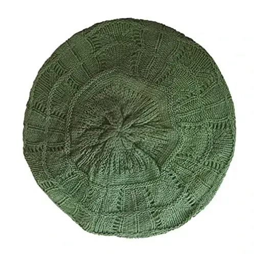 Hysunland Ayollar Satin Astarli Trikotajli Bere Xonimlar Qish Kuzgi Issiq va Yumshoq Beanie Shlyapa Qattiq Rang - 1