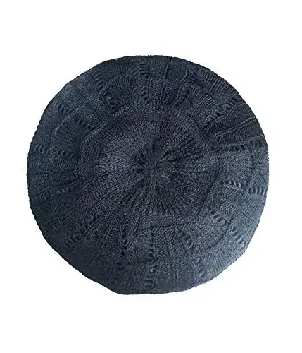 Hysunland ayollar uchun atlas astarli trikotaj bere, qish va kuz mavsumi uchun iliq va yumshoq kepka, bir xil rangli. - Hysunland