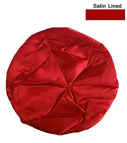 Hysunland Women's Satin Lined Knitted Beret Ladies Winter Autumn Warm and Soft Beanie Hat Solid Color - 5