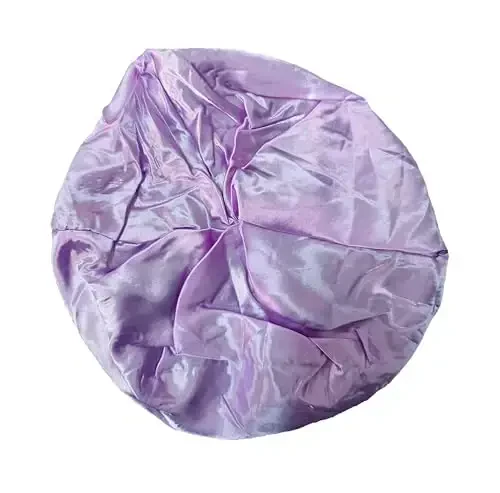 Hysunland Women's Satin Lined Knitted Beret Ladies Winter Autumn Warm and Soft Beanie Hat Solid Color - 6