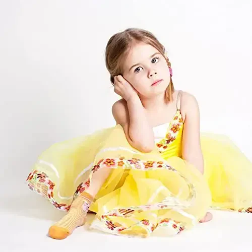 HYzgb 12 dona bolalar uchun sirpanmas paypoq, 1-7 yoshgacha bo'lgan qiz va o'g'il bolalar uchun, paxtadan tikilgan, ko'p rangli. - 5