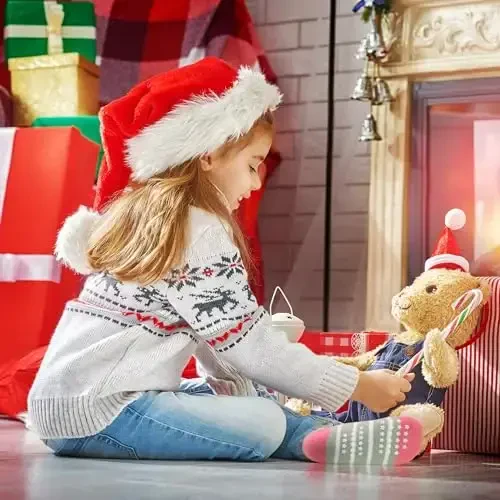 HYzgb 12 Pack Sirpanmaydigan Bolalar Chaqaloq Paypoqlari 1-7 Yoshdagi O'g'il Qizlar uchun Tutqichli Paxta Ekipaj Paypoqlari Ko'p Ranglar - 6