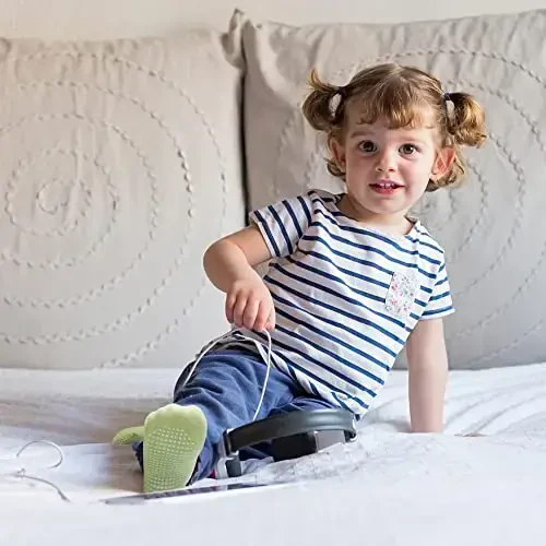 HYzgb 12 Pack Non Slip Kids Toddler Baby Socks with Grips for 1-7 Years Boys Girls Cotton Crew Socks Multi Colors - 6