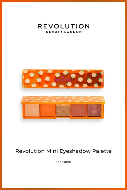 I Heart Rev. Mini Match Eyeshadow Palette Peach Please - I HEART REVOLUTION