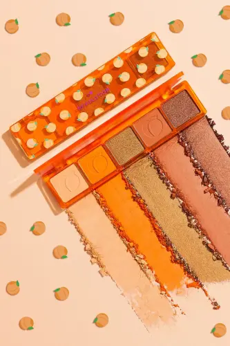 I Heart Rev. Mini Match Eyeshadow Palette Peach Please - 2