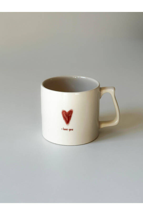 I Love Teddy Baskılı Kupa Bardak Seramik Kahve Mug - 2