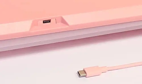 i-rocks K71M RGB Media boshqaruv tugmasi, kalitlari (jigarrang), 107 tugmachali to'liq NKRO, PBT klaviatura, Multimedia tugmachalari, olinadigan USB-C kabeli va bort xotirasi, pushti rangli mexanik o'yin klaviaturasi - 4