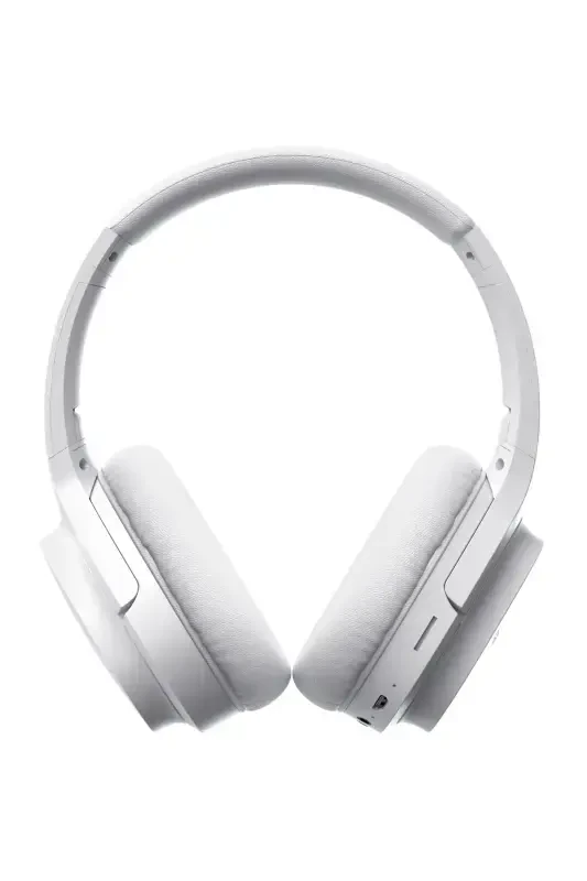 I62 Foldable Over-Ear Bluetooth Headset with Microphone - White-White - 3