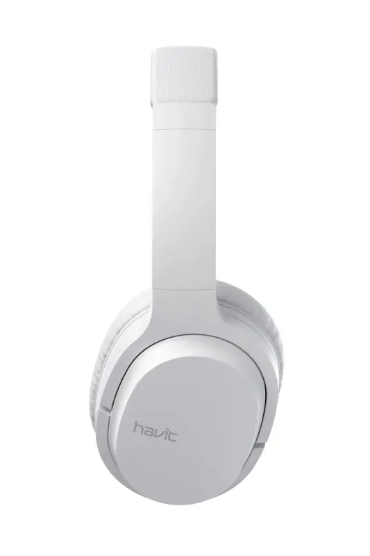 I62 Foldable Over-Ear Bluetooth Headset with Microphone - White-White - 5