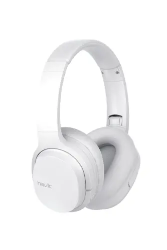 I62 Складные Накладные Bluetooth Наушники с Микрофоном - Белый-Белый - HAVIT (1)