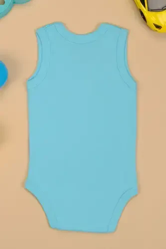 Я пришел есть наследство деда, боди-слип с принтом - СИНИЙ - BEBETOSPIK (1)