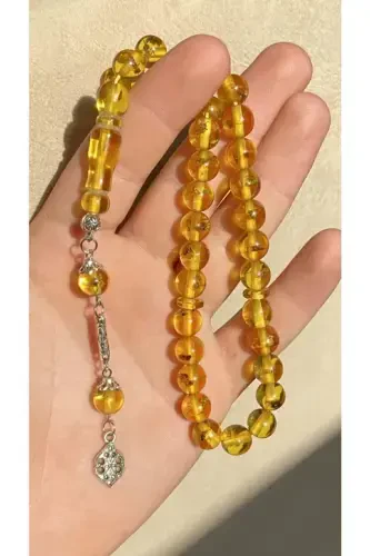 Янтарная бусина Янтарная бусина Муравей Ископаемый янтарь Бейиса Шар Раздел Настоящая пыль Бусины - KEHRIBAR TESBIHLER (1)