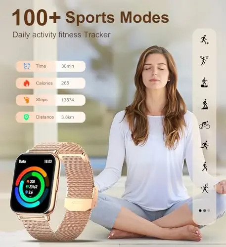 Iaret Smart Watch (Answer/Make Calls), 1.85