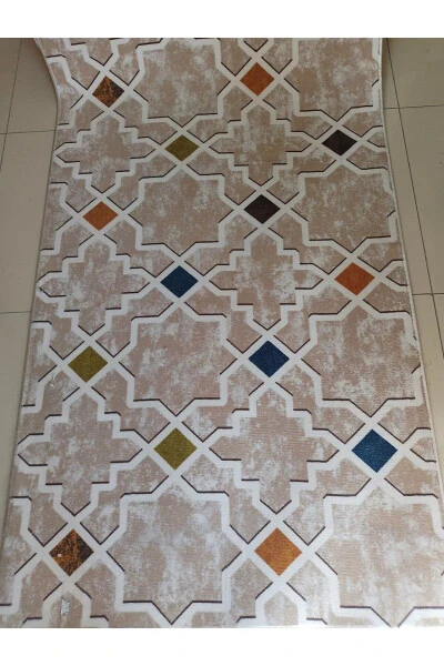 Яркий Коврик С Моющейся Противоскользящей Основой На Все Сезоны Для Гостиной, Ванной, Балкона, Молодёжной Комнаты - ASLAN HOME