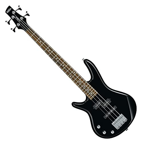 Ibanez 4 String Bass Guitar, Left, Black, 3/4 size (GSRM20BKL) - 1