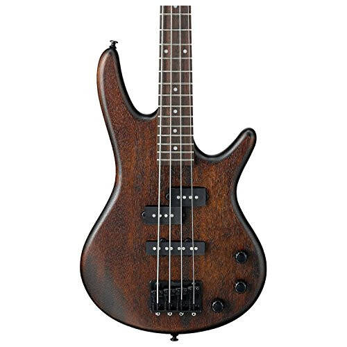 Ibanez GSRM20B WNF Walnut Flat Micro Compact 4-String Electric Bass Guitar - 3