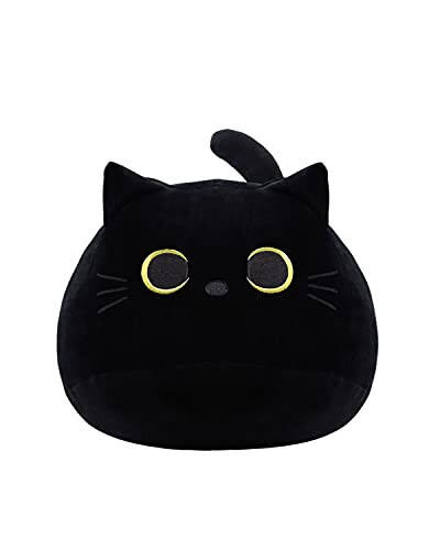 iBccly Black Cat Plush Toy: Soft, Stuffed Animal Pillow, Baby Sofa Decoration, Cat-shaped Design - 7