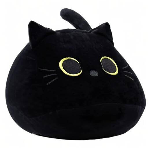 iBccly Black Cat Plush Toy: Soft, Stuffed Animal Pillow, Baby Sofa Decoration, Cat-shaped Design - 6