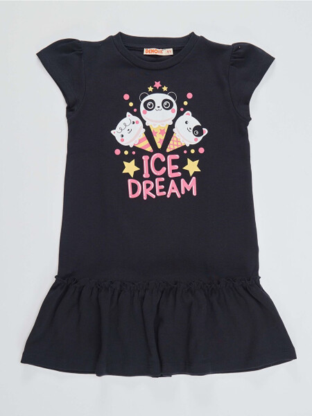 Ice Cream Dream Cotton Girl Dress - 3