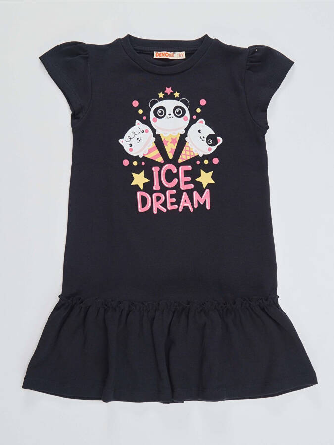 Ice Cream Dream Cotton Girl Dress - 3