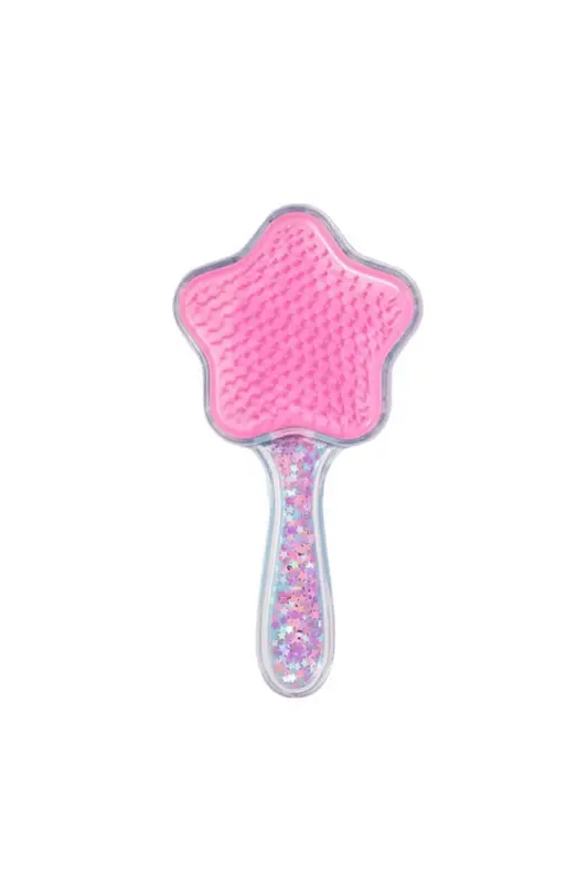 İçi Pırıltılı Unicorn Saç Fırçası Mavi 20201W-Mavi - 2