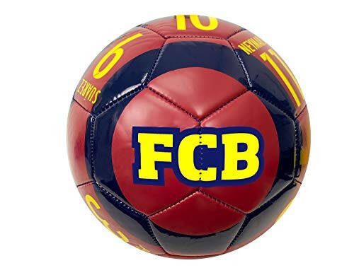 Icon Sport Barcelona Soccer Ball (Size 5), Licensed Barcelona Players Name & Number Ball #5 - 2