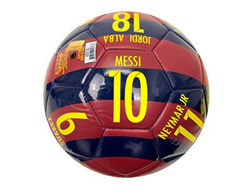 Icon Sport Barcelona Soccer Ball (Size 5), Licensed Barcelona Players Name & Number Ball #5 - 3