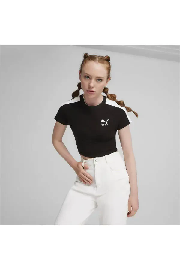 Iconic T7 Baby Tee Ayollar uchun futbolkasi - 5