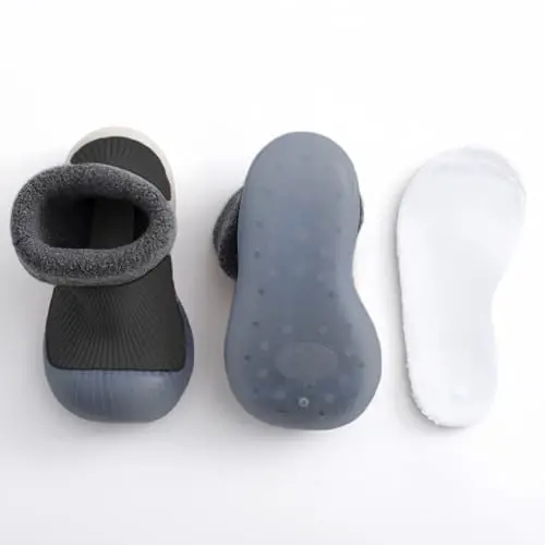 icosylify Baby Boys Girls First Walking Shoes Non Slip Soft Sole Sneakers Toddler Infant Sock Shoes Slipper Socks - 3