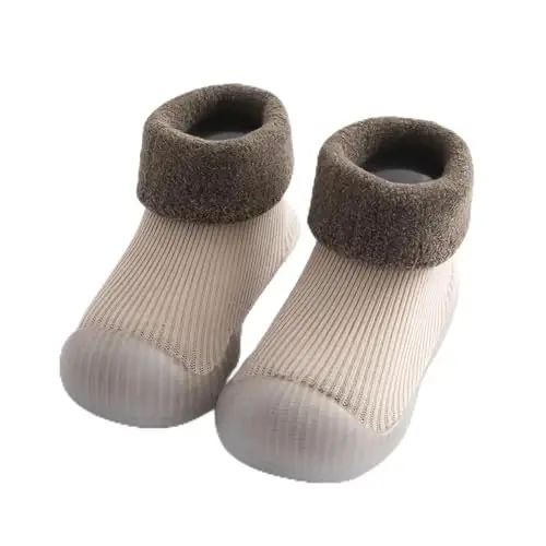 icosylify Baby Boys Girls First Walking Shoes Non Slip Soft Sole Sneakers Toddler Infant Sock Shoes Slipper socks - 1