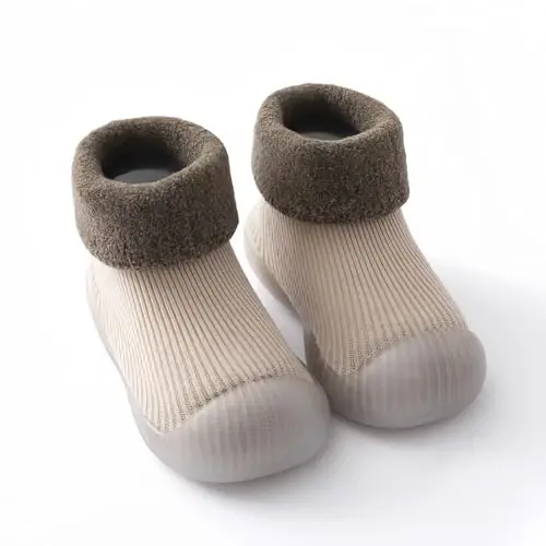 icosylify Baby Boys Girls First Walking Shoes Non Slip Soft Sole Sneakers Toddler Infant Sock Shoes Slipper socks - 2