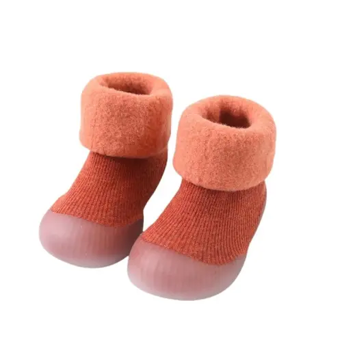 icosylify Baby Boys Girls First Walking Shoes Non Slip Soft Sole Sneakers Toddler Infant Sock Shoes Slipper socks - 1