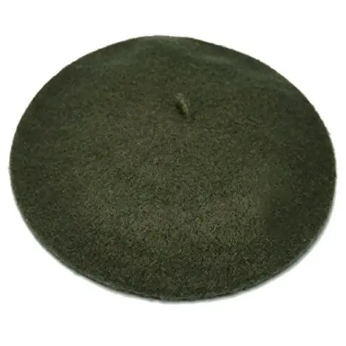 ICSTH French Beret - Wool Solid Color Womens Beanie Cap Hat - MODAZONE