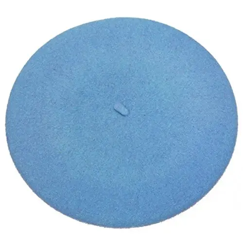 ICSTH French Beret - Wool Solid Color Womens Beanie Cap Hat - 1