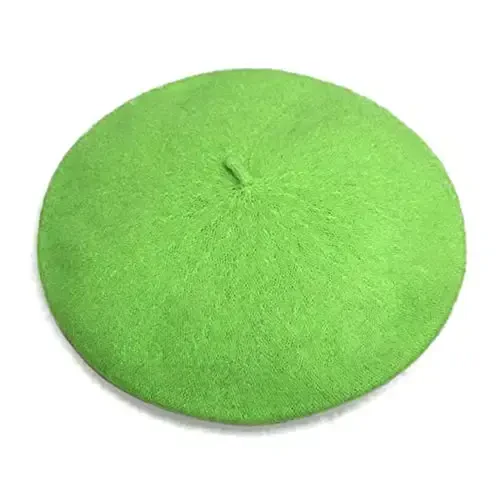 ICSTH French Beret - Wool Solid Color Womens Beanie Cap Hat - ICSTH