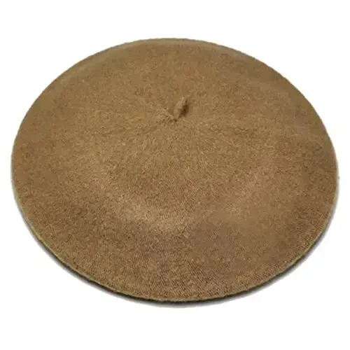 ICSTH French Beret - Wool Solid Color Womens Beanie Cap Hat - 2