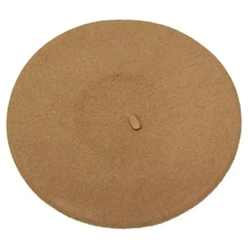 ICSTH French Beret - Wool Solid Color Womens Beanie Cap Hat 