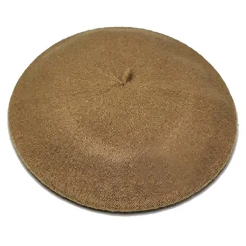 ICSTH French Beret - Wool Solid Color Womens Beanie Cap Hat - 2